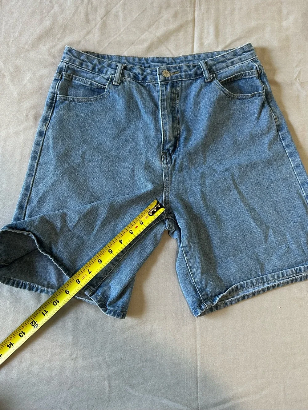 Women’s Bermuda Light Blue Long Denim Jean Shorts